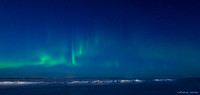 Aurora over the North Harbour, Luleå
