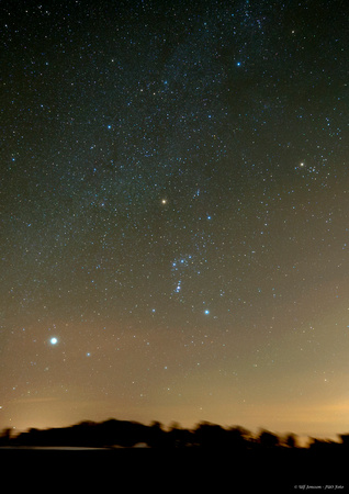 Orion in Light Pollution