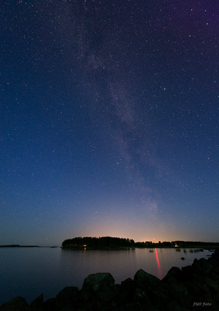 The Milky Way in the Swedish Archipelago
