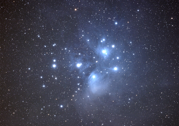 M45 Peiades Open Cluster