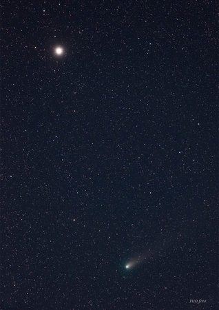 Comet 21P/Giacobini-Zinner (2018) and Capella