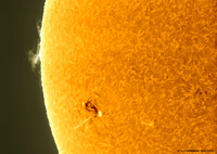 Sunspots and Flares